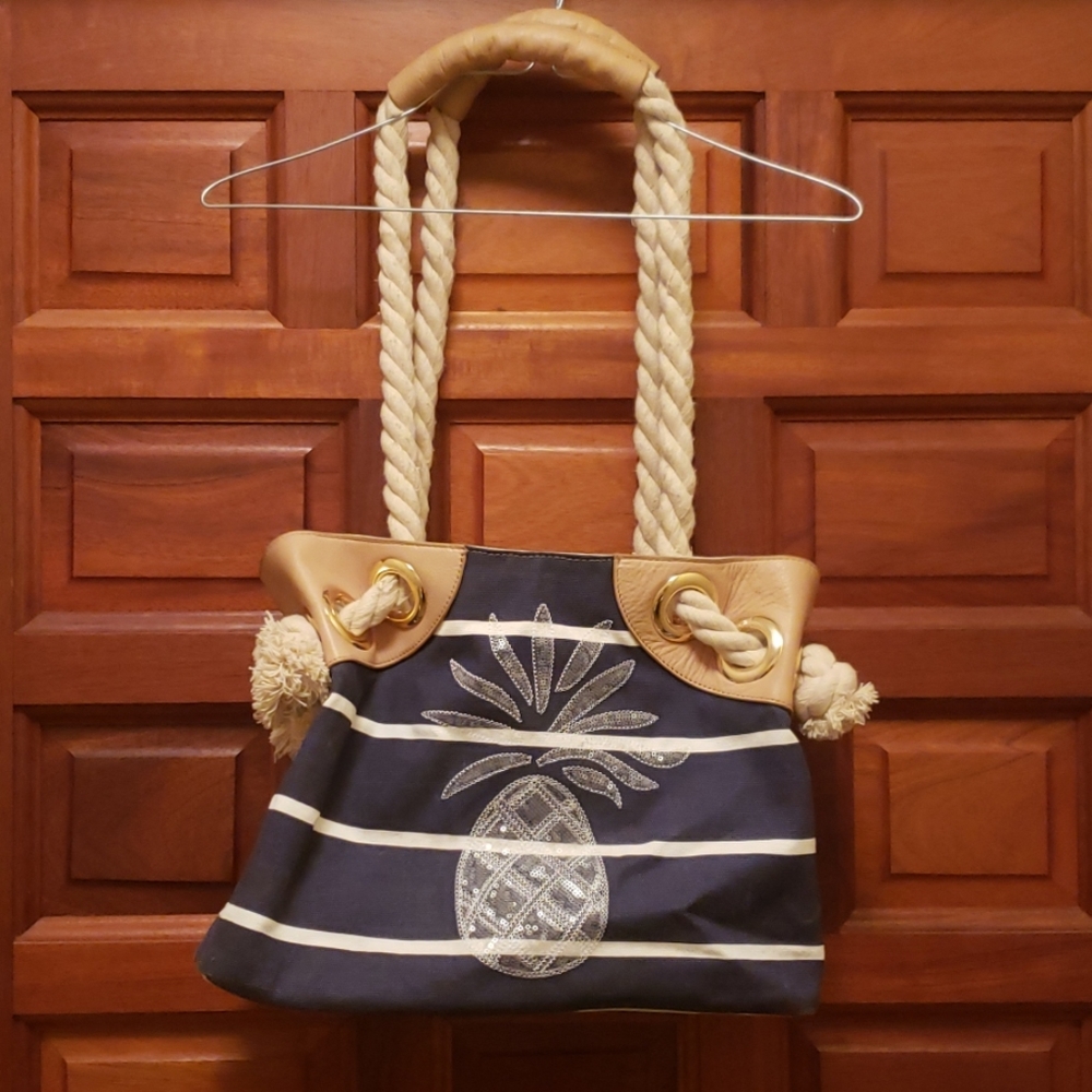 Tommy Bahama Sequin Pineapple Tote